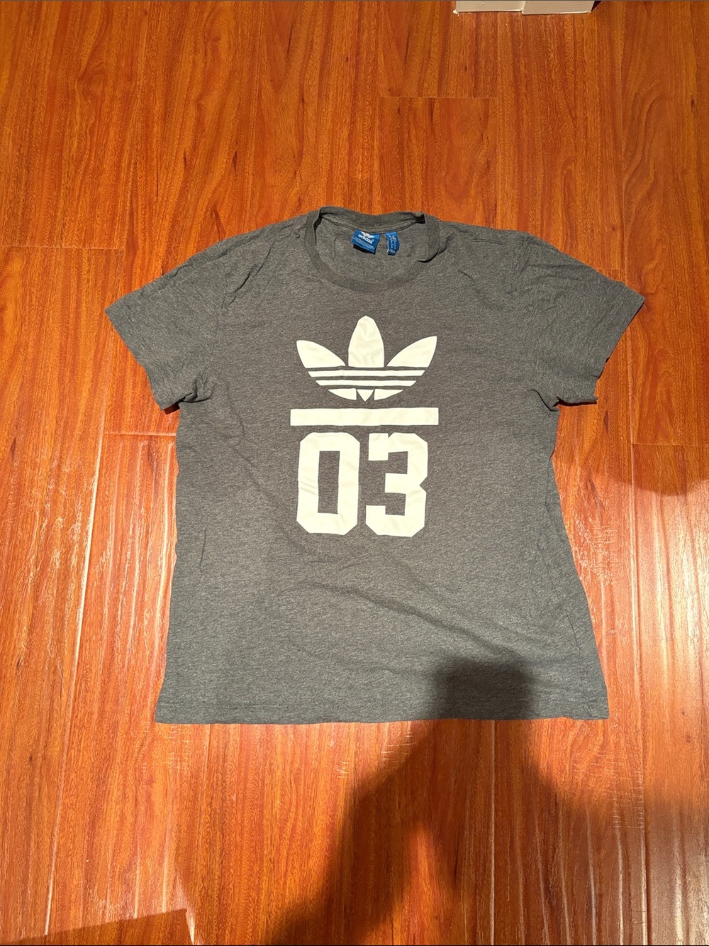 adidas Gray Trefoil 03 Short Sleeve Tee